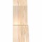 Ekena Millwork Portland Smooth Timber Gable Bracket, Douglas Fir, 36"W x 15"H x 5 1/2"D x 5 1/2"F, 10/12 Pitch GBW036X15X0606POR00SDF - alternate 2
